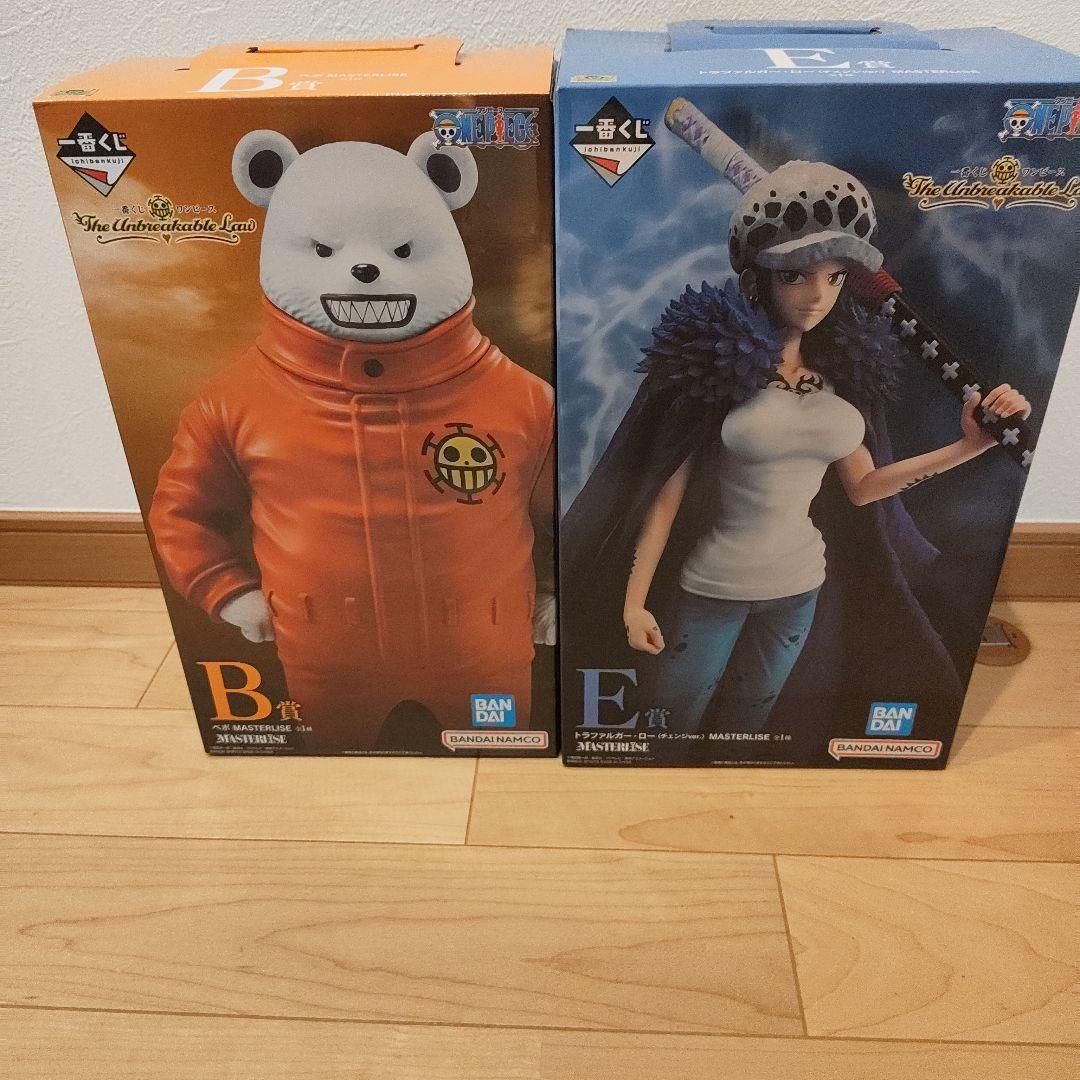 Б/у набор фигурок Ichiban Kuji One Piece Приз B и Приз E, 2 шт.
