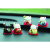 5pcs/set Car Ornaments Cute Smiling Lucky Cat Auto Interior Ornaments