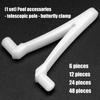 High Strength Pool Butterfly V Clip Universal Pool Poles Clip Replacement Skimmer Net Clip Pool Accessories Enduring