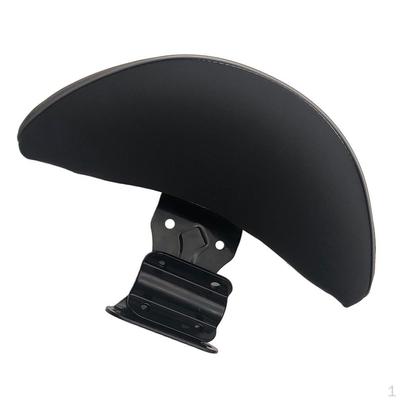 1x Metal Motorcycle Rod Rear Passenger Backrest Cushion