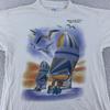 Vintage 80s Sea Isle City New Jersey Sunset Shirt Mens Large Sailboat Beach Tee