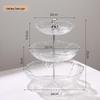 Exquisite Bear Fruit Plate: Multi-Layer Dessert & Candy Display for Luxurious Living Rooms.