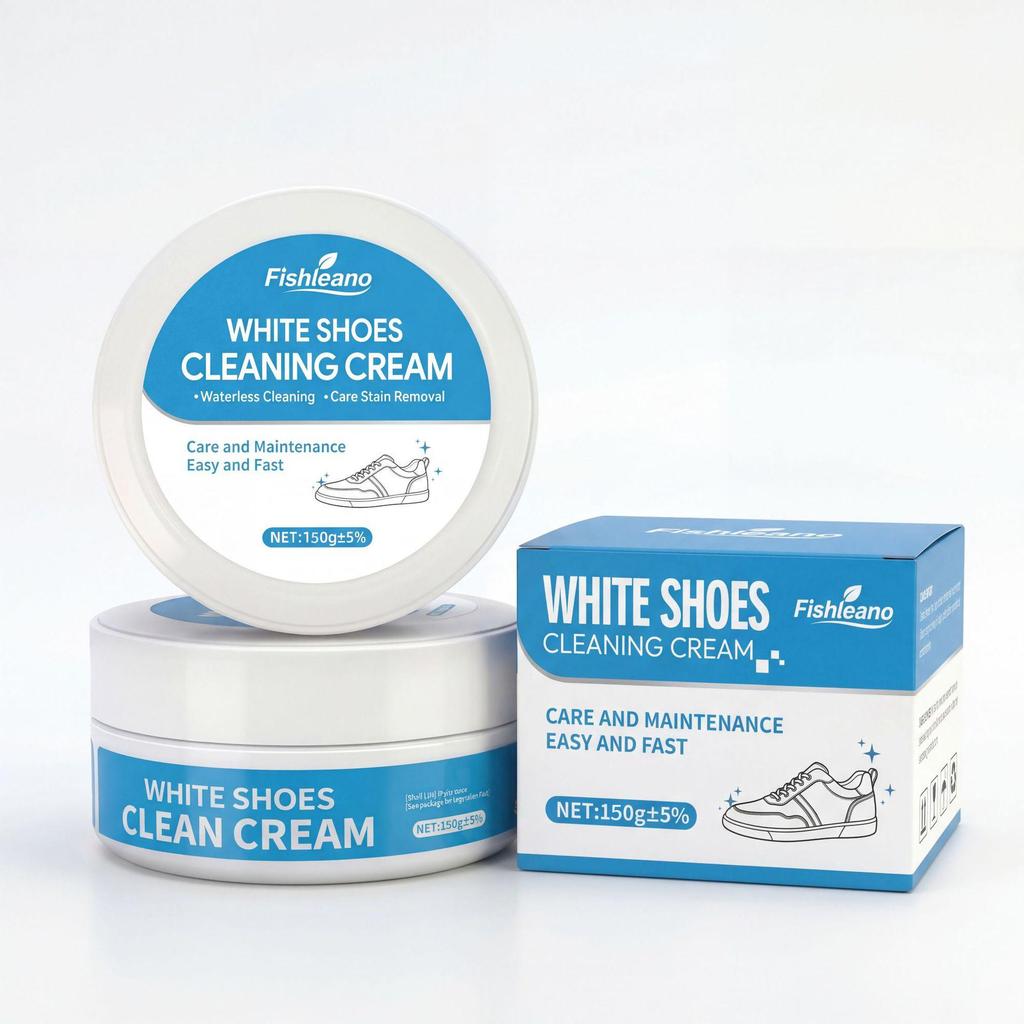 White Shoe Cleaner - Waterless Multi-Functional Whitening Foam & Stain Remover