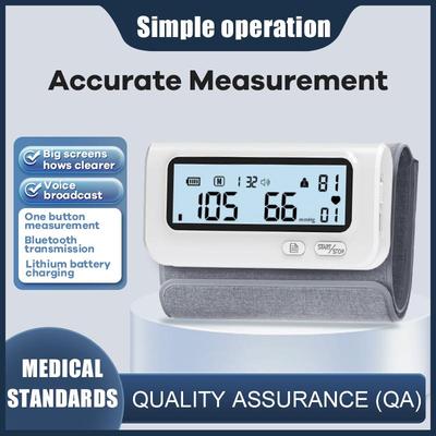 Rechargeable Voice Playback Intelligent Touch Screen Arm Blood Pressure Monitor