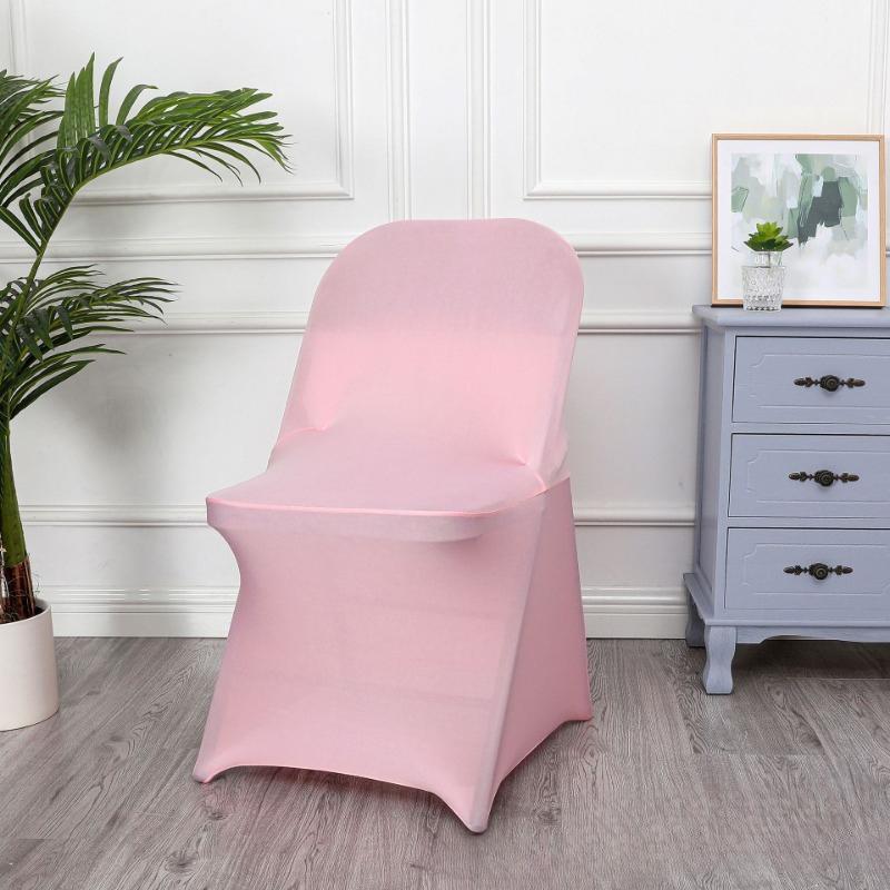 1/2/5 PCS Stretch Spandex Wedding Chair Cover for Weddings Birthdays Parties Events Hotels Banquets