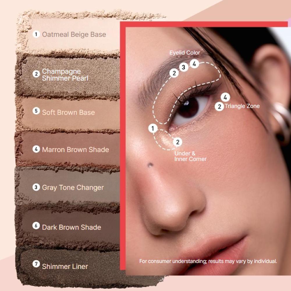 3ce Layer It All Eye Palette 7.5g