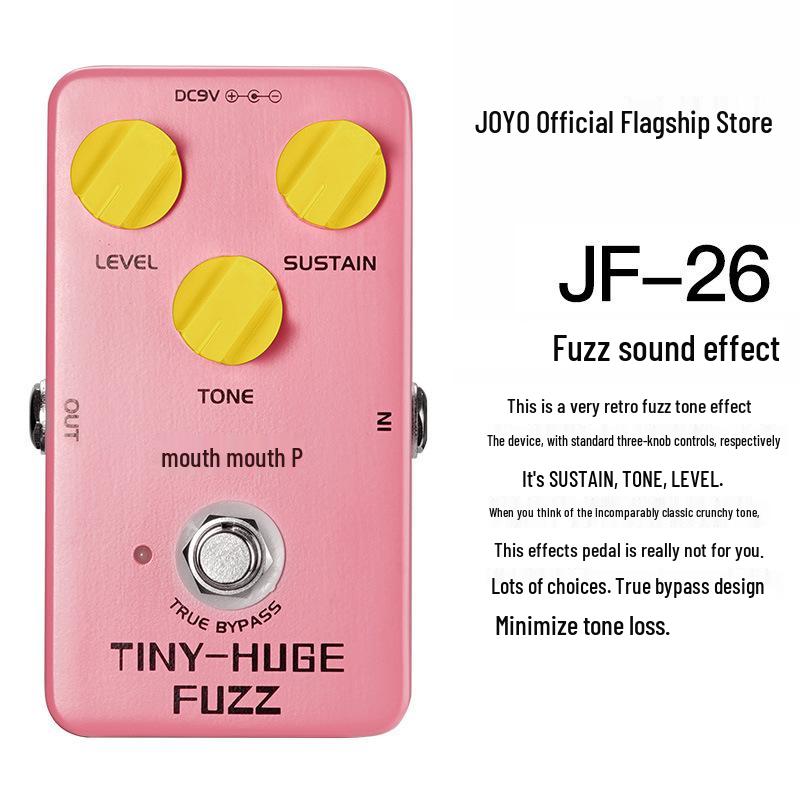 Pedal de Efeitos Overdrive & Distorção Analógico/Digital Série JF da JOYO