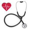Professional Single Head Stethoscope Heart Lung Detection Echoscope Health Care Tool (Black)