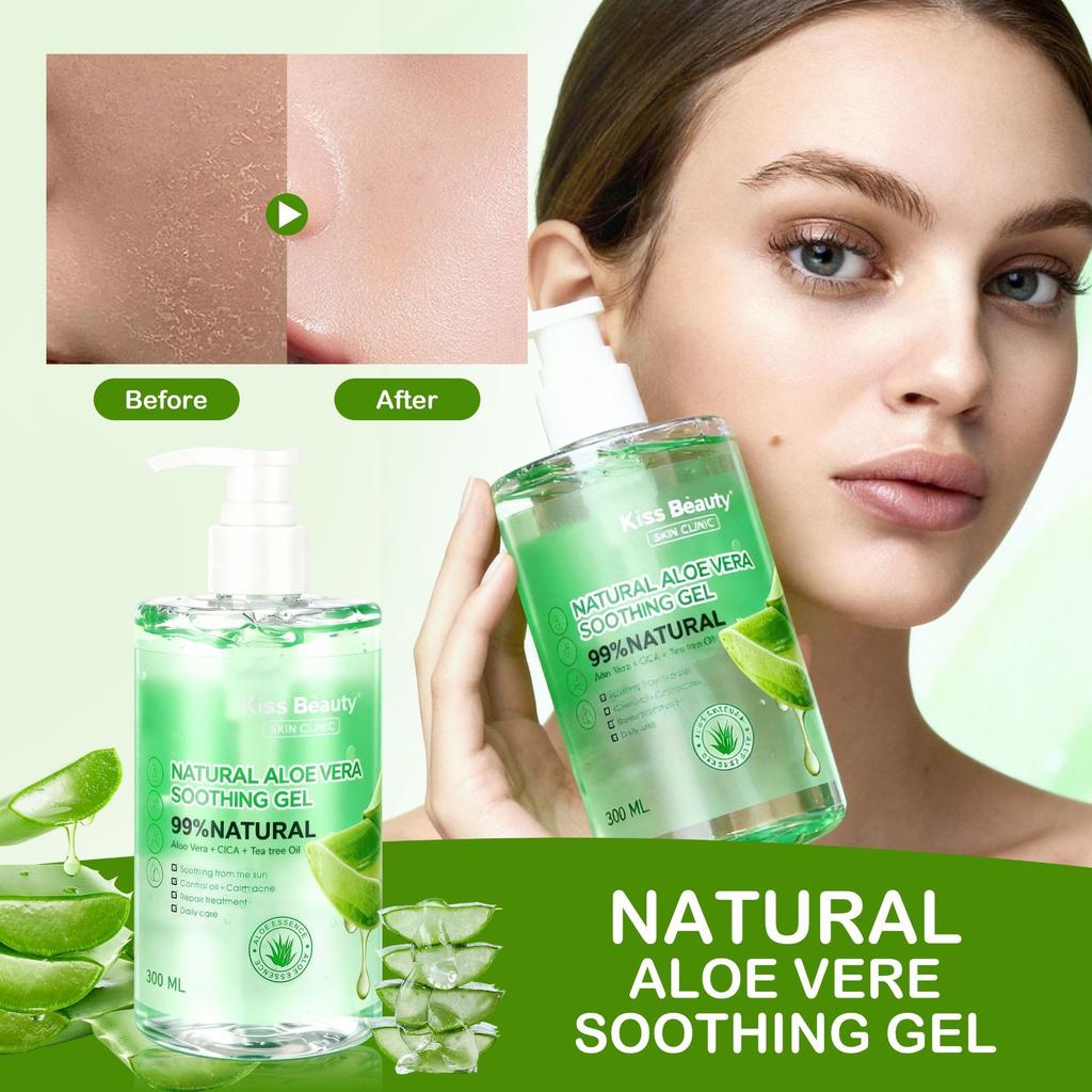 Kiss Beauty Aloe Vera Gel Gel Feuchtigkeitsspendende Essenz Gel Feuchtigkeitsspendende Feuchtigkeitscreme Aloe Vera Gel