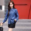 Women's denim shirt jacket women's 1116 new early autumn new Japanese and Korean long-sleeved versatile cardigan top