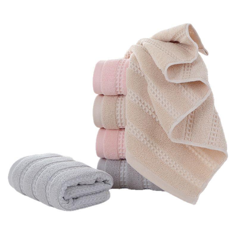 Thickened Full Cotton Face Towel - High Absorption, Embroidered Gift for Weddings