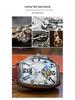 Men's Waterproof Barrel-Shaped Mechanical Leather Watch - Unique Design for Stylish Men