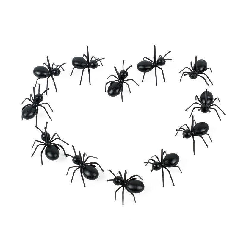 Halloween 12 Pcs Cute Mini Ant Fruit Fork Eco Friendly Plastic Easy Decoration Tableware