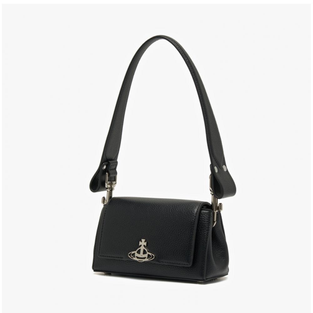 Vivienne Westwood 46030001w S000d N403 Vegan Biogreen Grain Hazel Small Chain Crossbody Bag