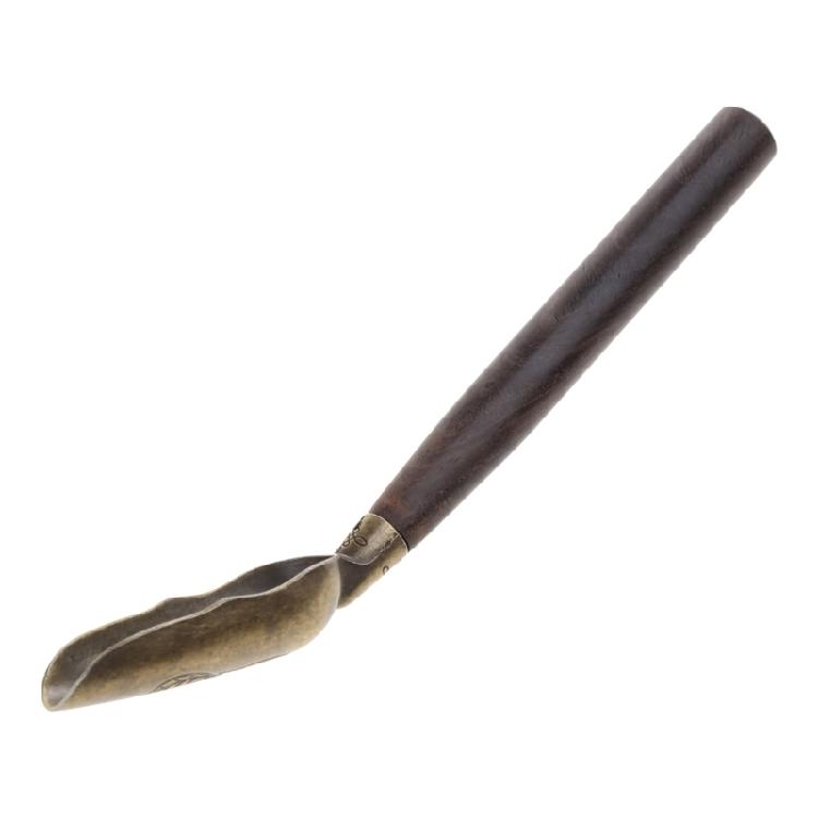 Retro Style Natural Teascoop Delicate Spoon Portable Wood Material Teaspoon