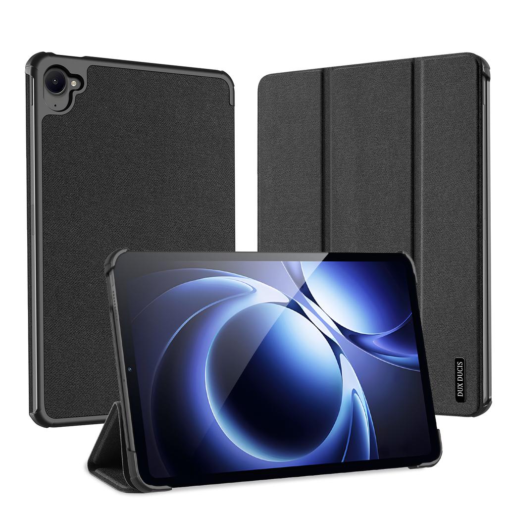 For Xiaomi Redmi K Pad Case DUX DUCIS Domo Series Tri-fold Stand PU Leather Protective Tablet Cover