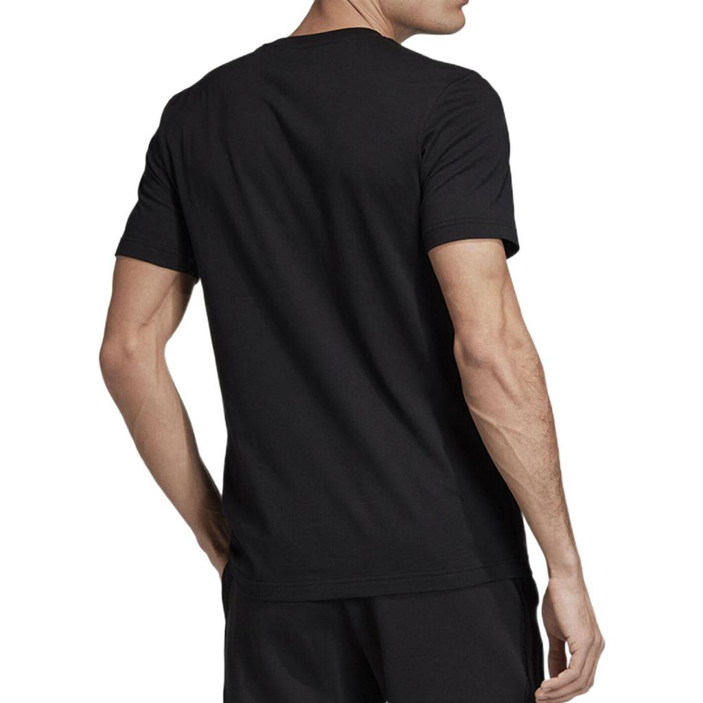 Adidas T Shirts Men's Black Crew Neck Moderate Straight Fit EI4599