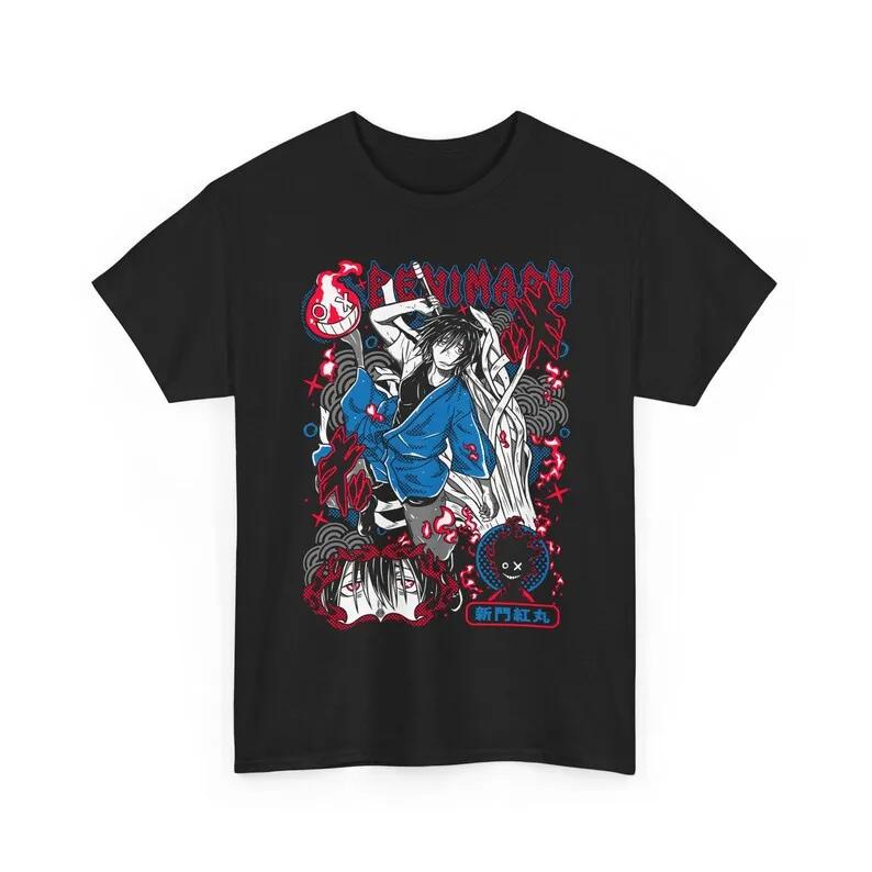 Benimaru Shinmon T Shirt Fire Force Shirt Shinra Kusakabe Oversized Hot Product Unisex Breathable High Quality Comfortable Tee S