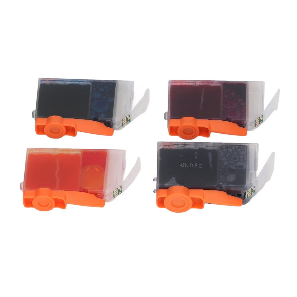 Tintenpatronen Kompatibel Nachfüll-Ersatz für PIXMA IP4200 IP4300 IP4500 Drucker 4 Farben(PGI‑5BK CLI‑8C M Y)