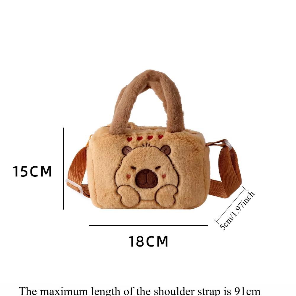 Cartoon Plush Dolphin Shoulder Bag Children's Cute Crossbody Bags for Girl Handbag Kids Crossbody Bag Coin Purse Cpin Pouch