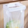 Foldable Trash Bag Holder Wall-Mounted Kitchen Garbage Bag Holder Hanging Organizer Plastic Bag Film Container Dispenser