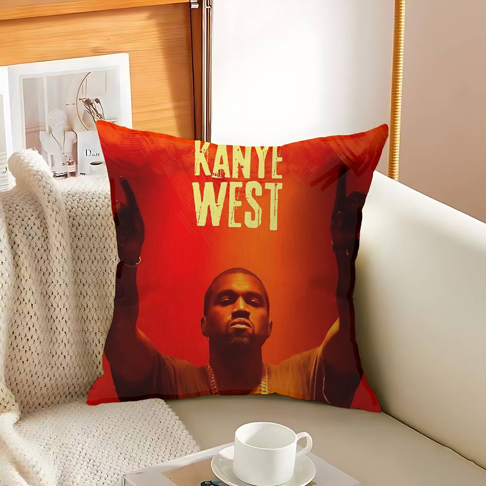 Classic Rapper K-Kanye W-West Y-Ye Cushion Cover Decorative Pillow Sofa Home Decor Case Pillow Cases