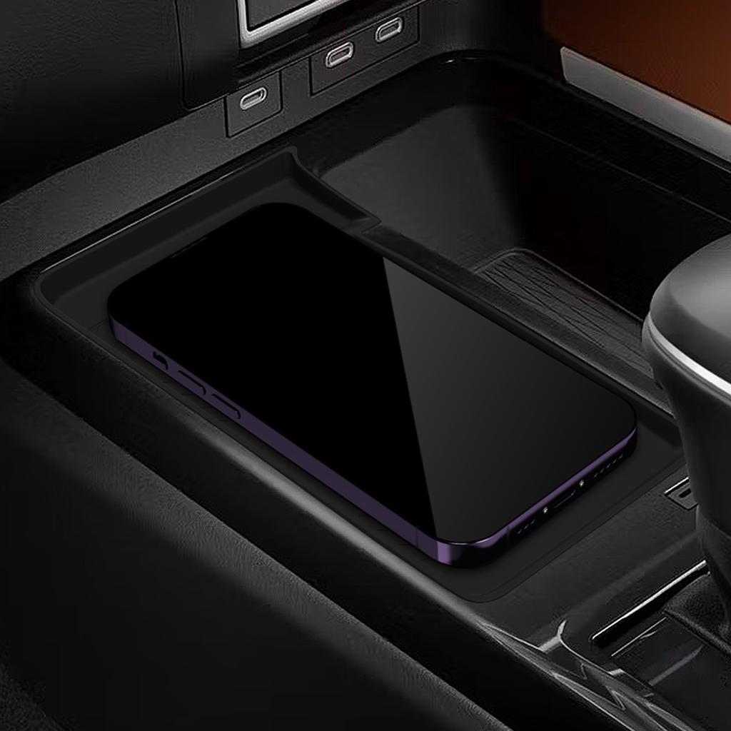 for Toyota Camry XV80 2025 Phone Wireless Charging Mat Non-slip Protective Pad Car Interior Accessories Black