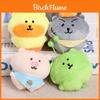 Cute Selfdeprecating Bear Plush Keychain With Soft Polyester For Girls And Boys