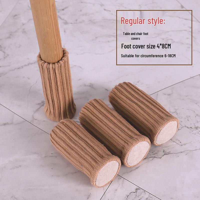 Thickened Non-Slip Chair and Table Leg Covers - Wear-Resistant, Silent Foot Pads for Tables and Chairs