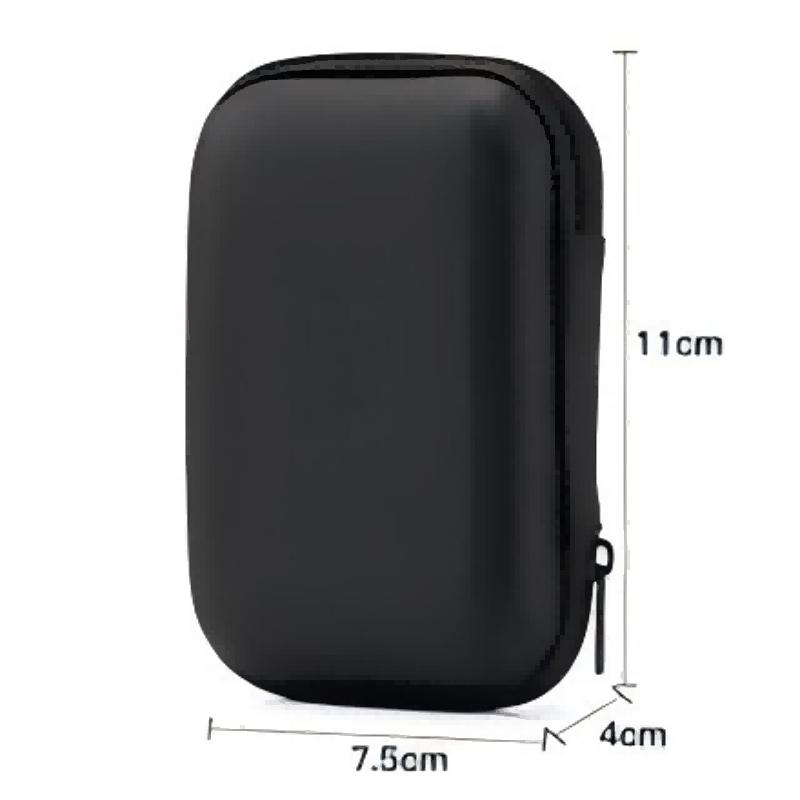 Xiaomi EVA Hard Drive Case Portable Shockproof Storage Bag for 2.5” External HDD SSD USB Data Cable Bluetooth Earphone Organizer Zipper