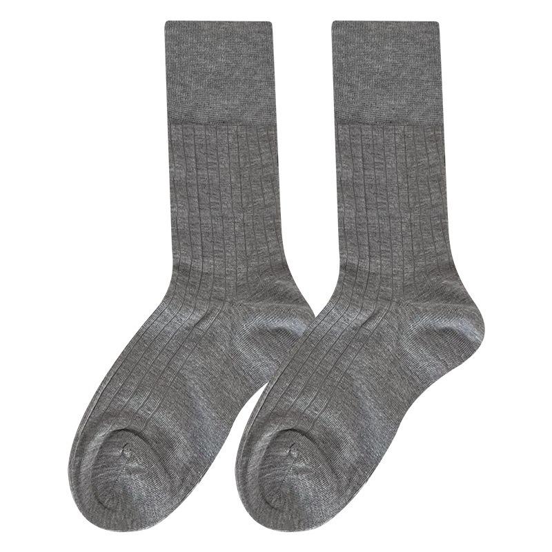 Coton Peigné Été Fin Couleur Unie Polyvalent, Simple et Respirant, Chaussettes Blanches Style Ballerine pour Femmes, Mi-mollet