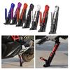 Motorcycle Extendable Stand Holder E-Bike Scooter Replacement Kickstand Adjustable Foot Side with Spring and Screws