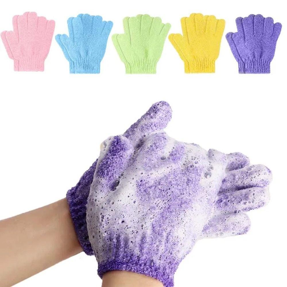 

Massage Sponge Shower Wash Cloth Exfoliating Body Back Cleaner Bathroom Spa Products фіолетовий