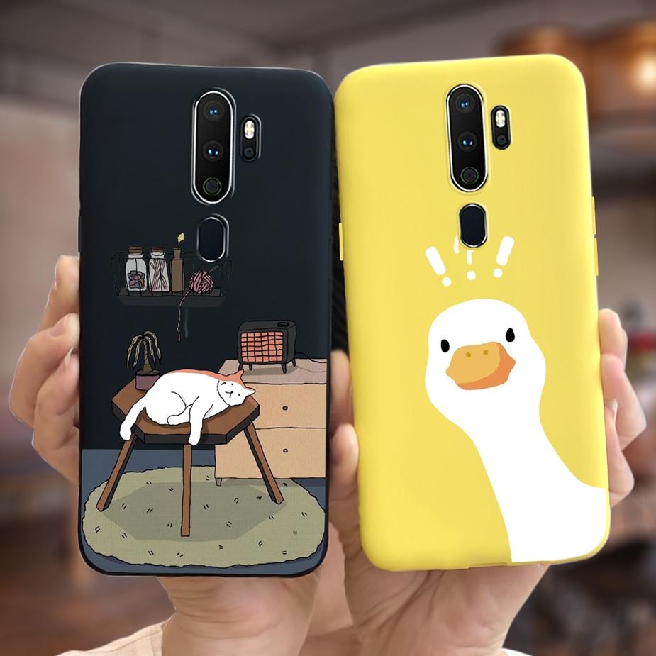 For Oppo A9 2020 Case Oppo A5 2020 Cute Fashion Cartoon Cover Soft TPU Phone Case For Oppo A11X OppoA5 OppoA9 2020 Fundas Bumper