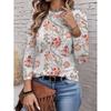 Womens Round Neck 3D Dinosaur Print Tee - Casual Fit 7/8 Sleeve 2025