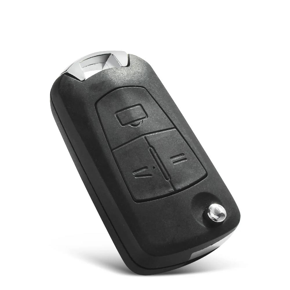 KEYYOU Remote Modified Flip Folding Car Key Shell For Opel VAUXHALL Vectra Astra Zafira 3 Buttons HU100 HU46 Blade Fob Case