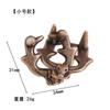 Puzzle Zinc Alloy Intelligence Unlocking Ring Unlocking Set, Nine-Link Educational Toy, Kong Ming Luban Lock Mechanism Box
