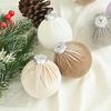 Yousheng 15 Pcs Christmas Ball Ornaments Lightweight Shatterproof Velvet Balls Reusable Festive Hanging Decorations for Home Xmas Tree