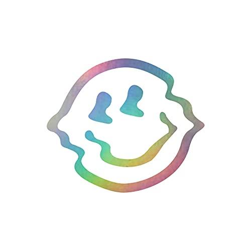 

JDM Лазерный Смайлик Модифицированные Водонепроницаемые Светоотражающие Защищающие от Царапин Наклейки на Бампер Двери Автомобиля Наклейки на Автомобиль Трамвай Компьютер