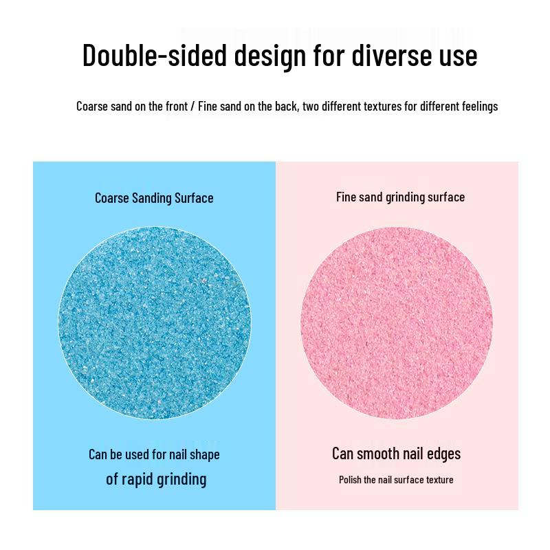 Mini Double-Sided Nail Sponge File - Polishing & Shaping Tool