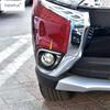 Chrome Accessories For Mitsubishi Outlander 2014 -  Front Rear Fog Light Ring Head Lamp Eyelid Eyebrow Molding Cover Trim