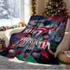 Cristiano Ronaldo Pattern Blanket for Home Decoration, Bed, Sofa, Car Travel, Camping, Suitable for All Seasons, Birthday Christmas Gift