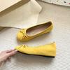 The New Flat Shallow Toe Single Ballet Shoes for Women Exude A Casual and Elegant Style