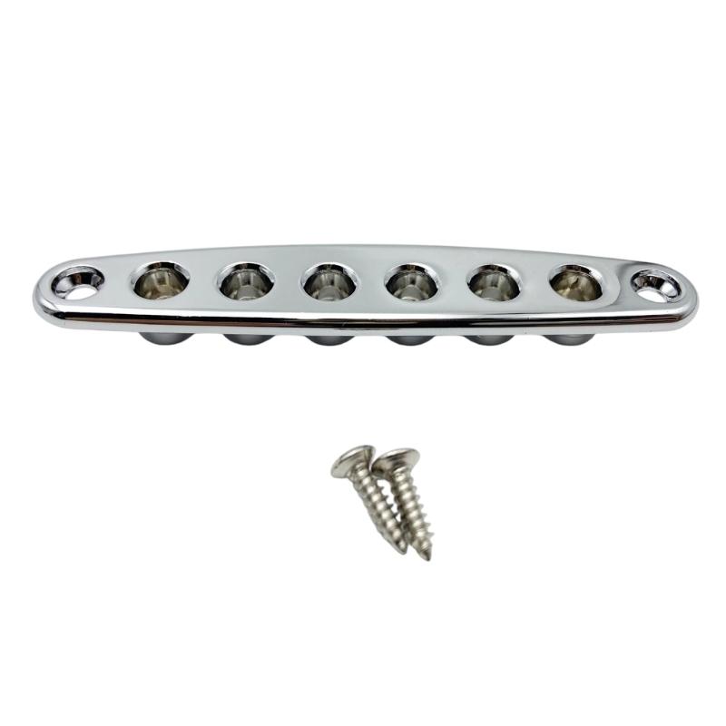 Guitar Bridge Ferrules Corrosion Resistant Improved String Tension Control Seamless Playabilitys Universal Compatibilitys