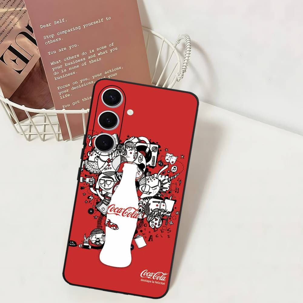 Coque de téléphone Logo Vintage C-Coca C-cola Pour Samsung S 24 Fe 25 Ultra Plus 20 Lite 21 30 22 23 24 22 Ultra 5G Fundas