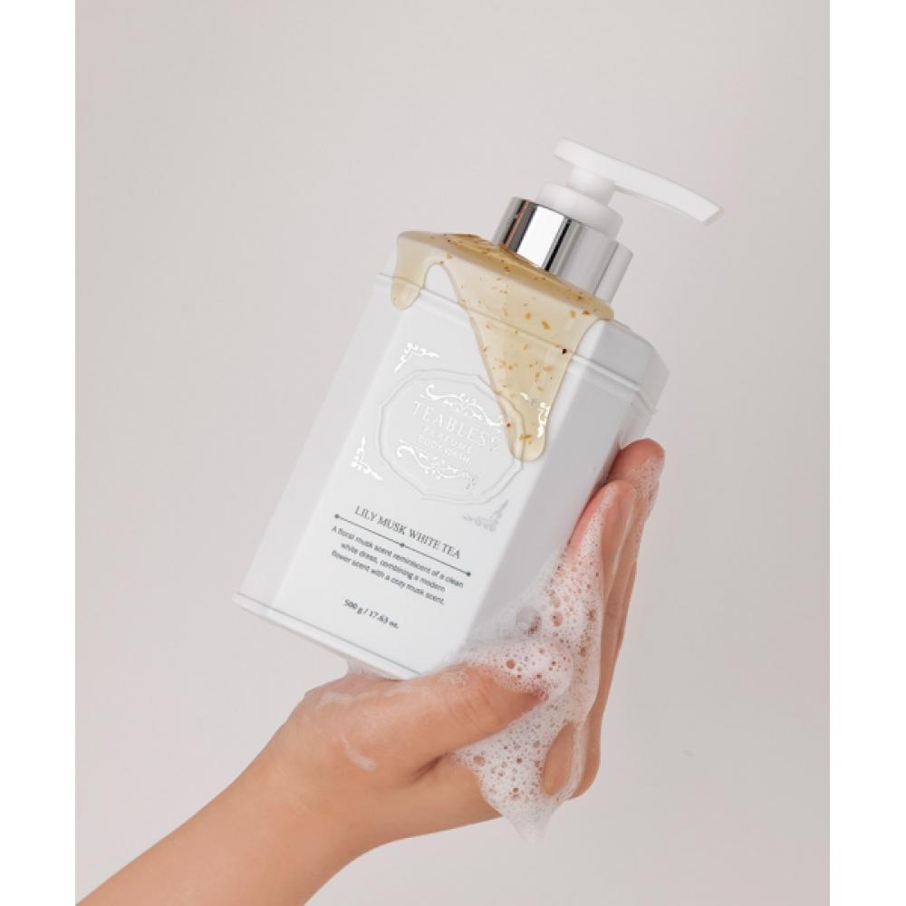 Teabless [White Tea Musk Fragrance] Tibless Lily Musk White Tea Perfume Body Wash 500ml