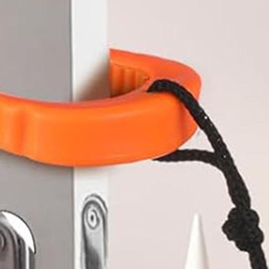 1/2/3Pcs Rubber Door Stopper Wedge Universal C-shaped Door Stopper Emergency Firefighter Medical Services First Responder Door Stop Accessories