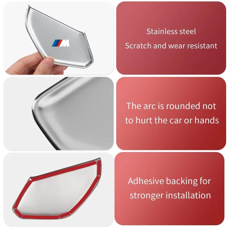 Neu Für BMW 5er G60 2024 Auto Innenraum Türschale Dekorplatte Türgriff Zieher Schutzaufkleber Autozubehör