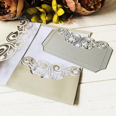 Forma di fiore fai da te goffratura fustellatura biglietto di auguri creazione scrapbook stencil