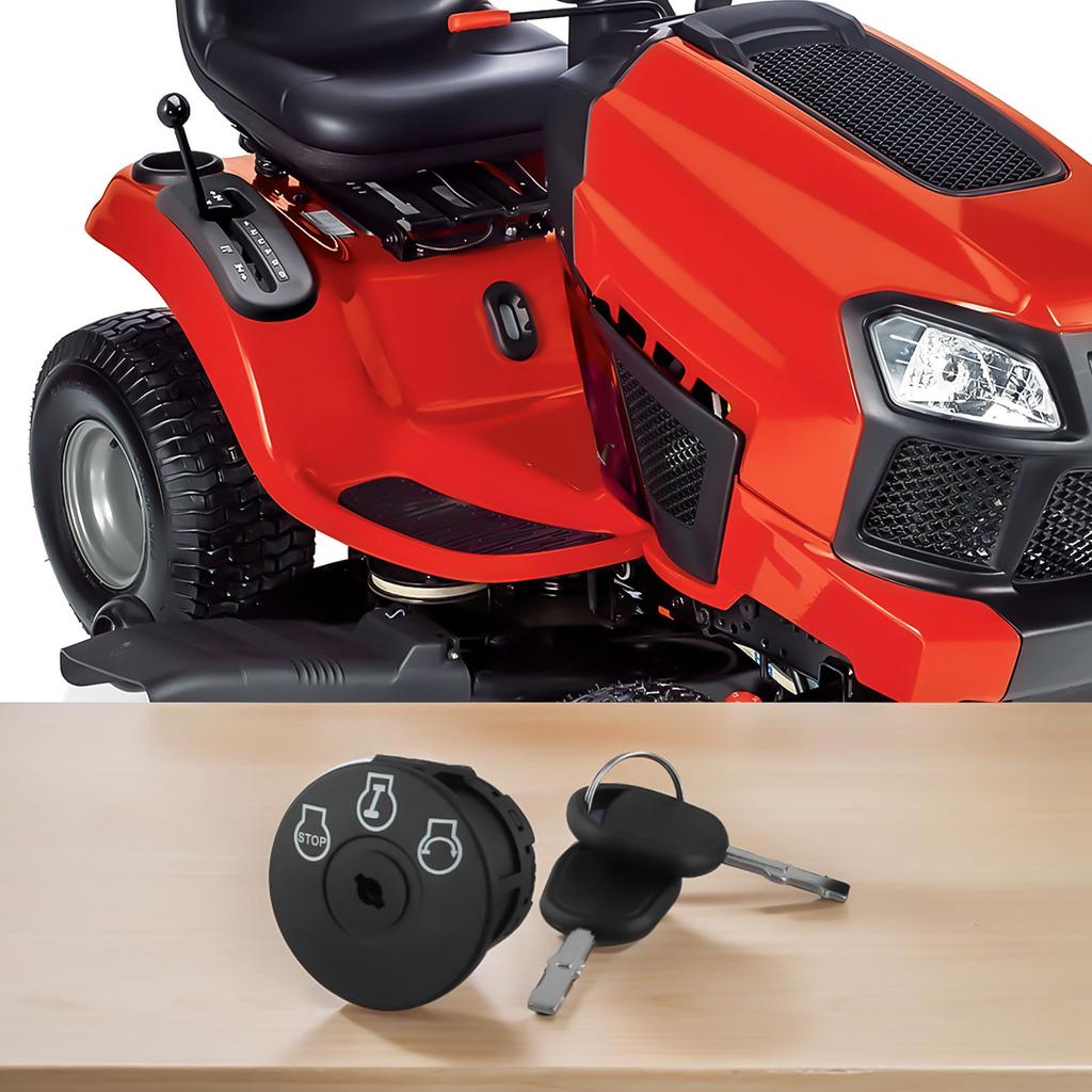 Three Position Ignition Switch with Key Compatible with 925 04228 725 04228 Riding Lawn Mowers Quick Install Design